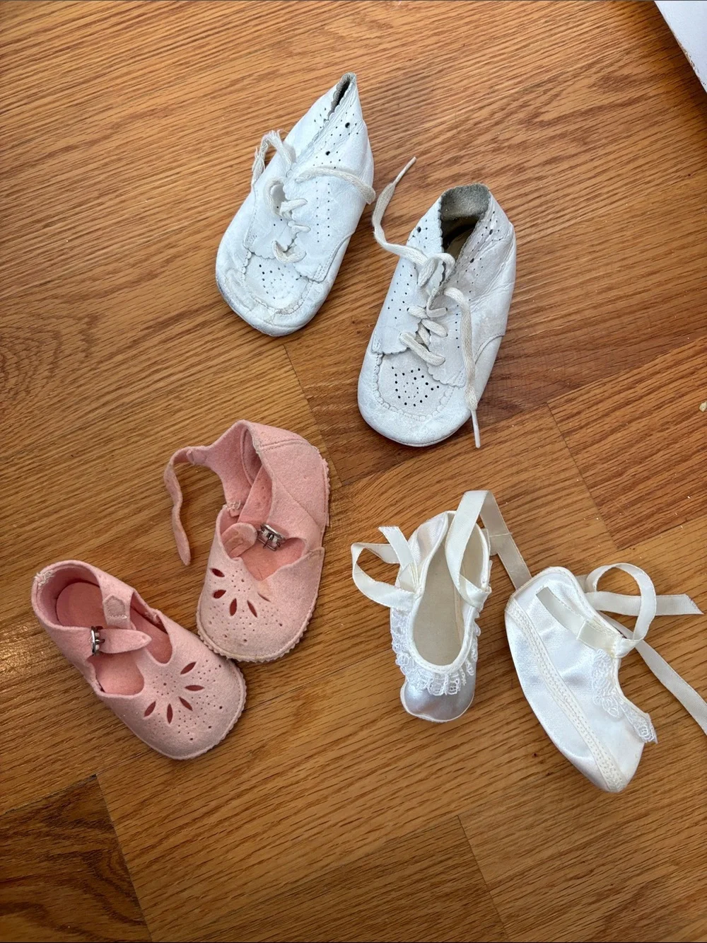 Vintage baby girl shoes